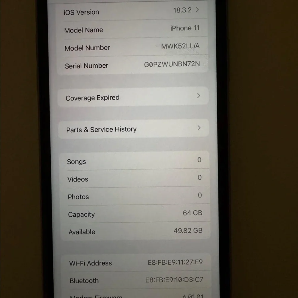 Apple iPhone 11 - 64GB Purple